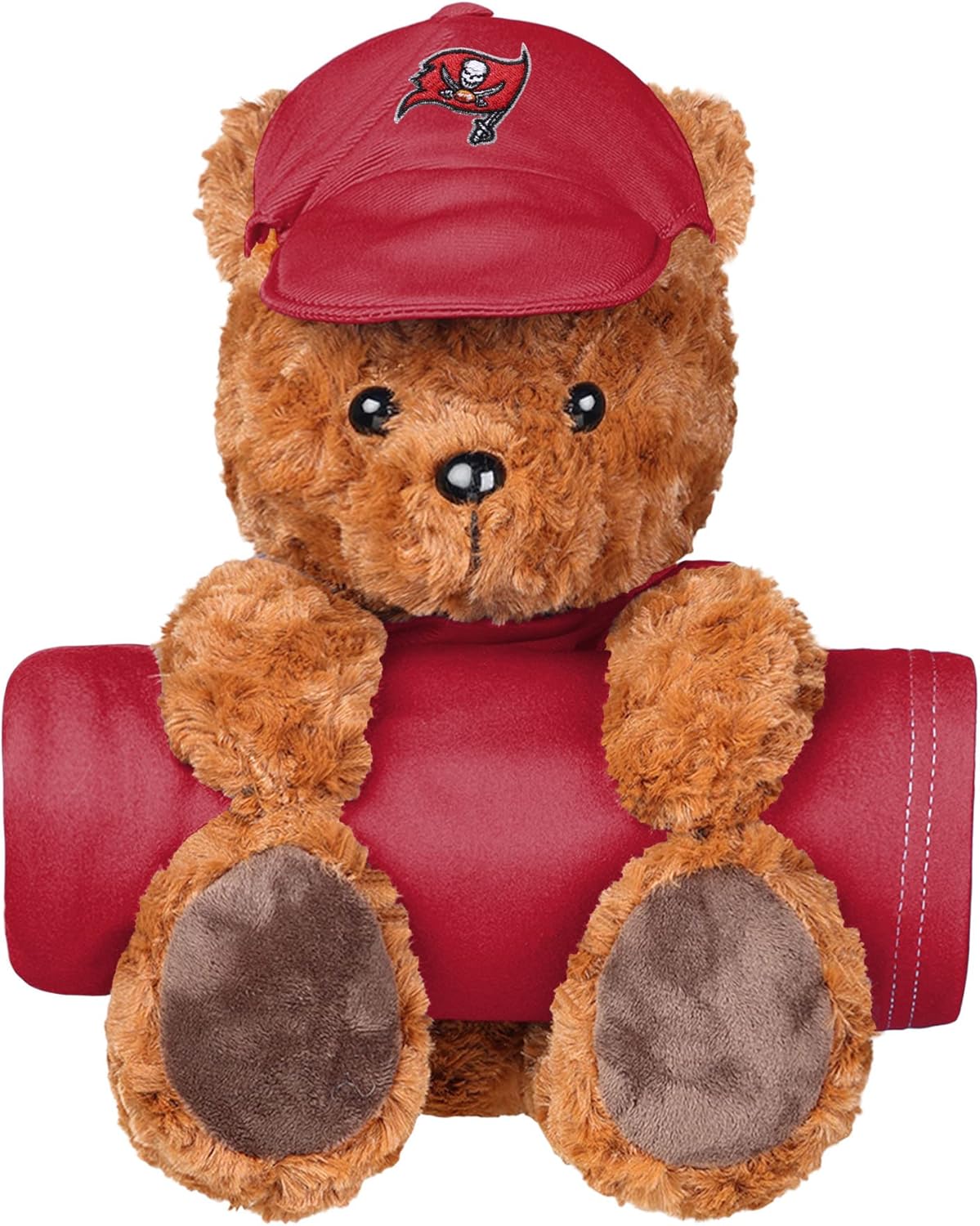 FOCO NFL Unisex-Teen NFL Team Logo Plush Bear with Blanket