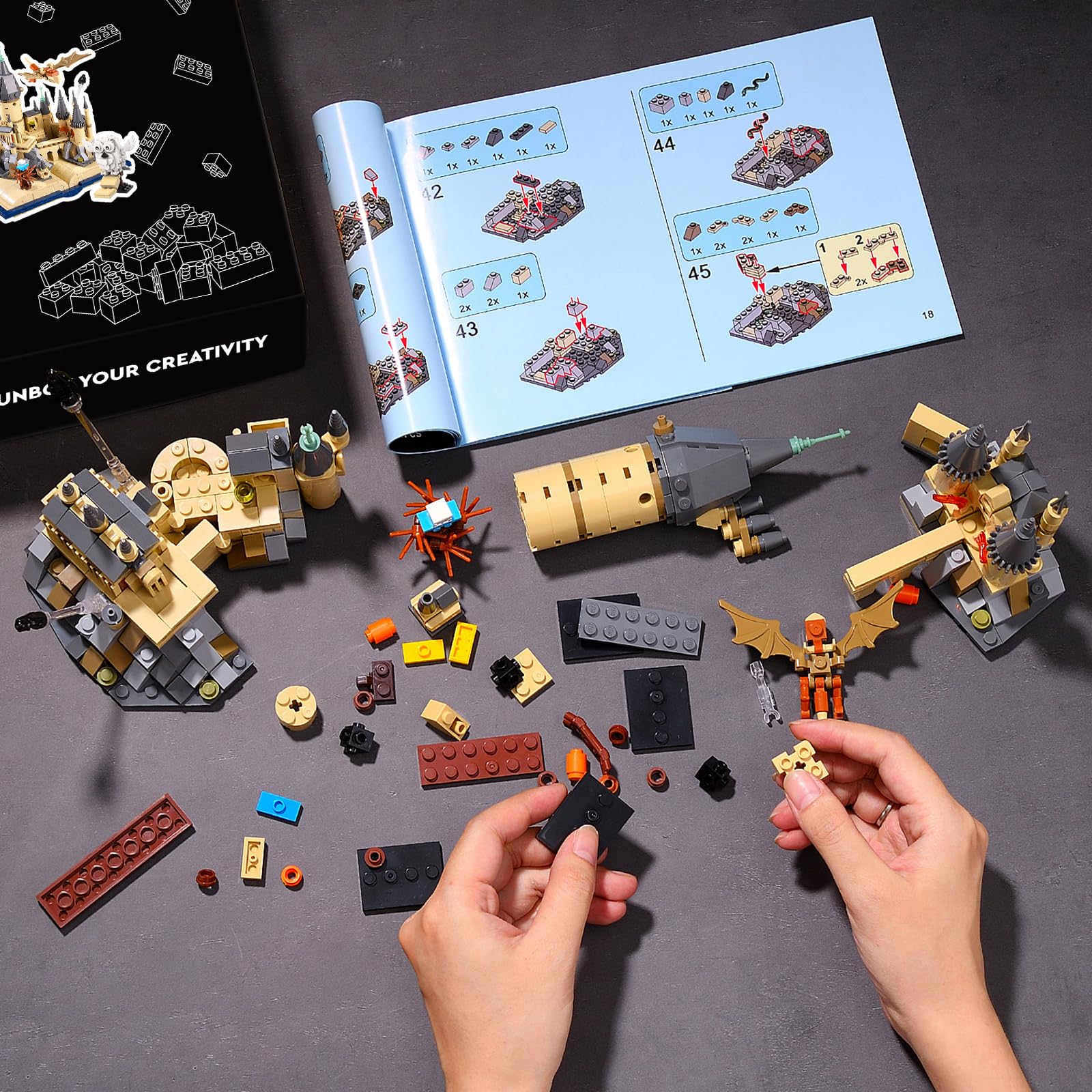 Amazon.com: Vziimo Magic Castle Building Set, Education