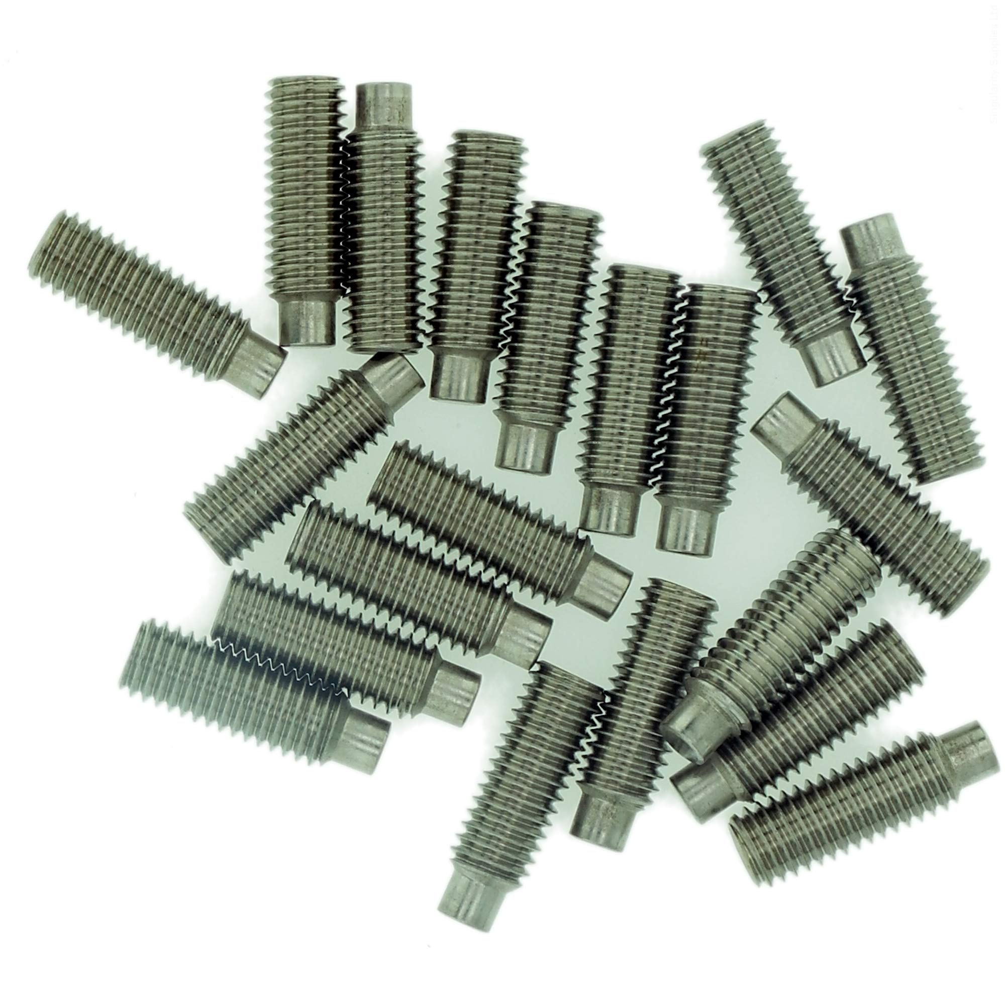 Singularity Supplies M2 (2Mm X 5Mm) Hex Socket Grub Screw (Dog Point) - Stainless Steel (A2) (Pack Of 20)