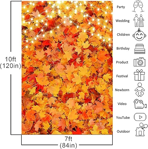 Miniatura 9 de Avezano Fondo de fotografía de paisaje de hojas de arce, bosque de otoño, cosecha, Acción de Gracias, fondo, decoración de fiesta, sesión de fotos