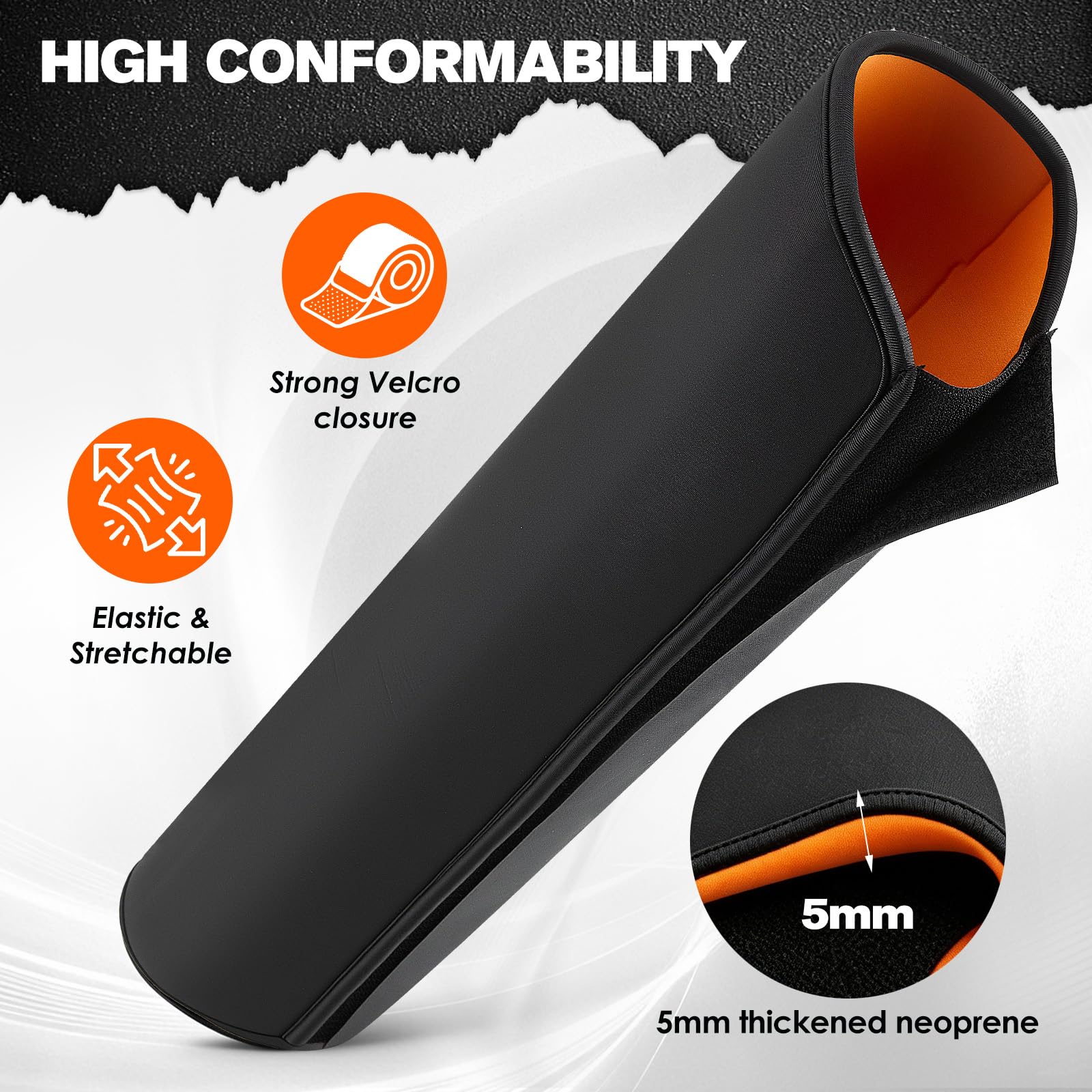 Telo Bicicletta da Esterno 5 Pezzi, Custodia per Motore Centrale e Batteria Ebike, Copertura per Manubrio, 2 Coperture per Pedali , Protezione da Pioggia e Polvere, Tessuto Nylon Neoprene Poliestere