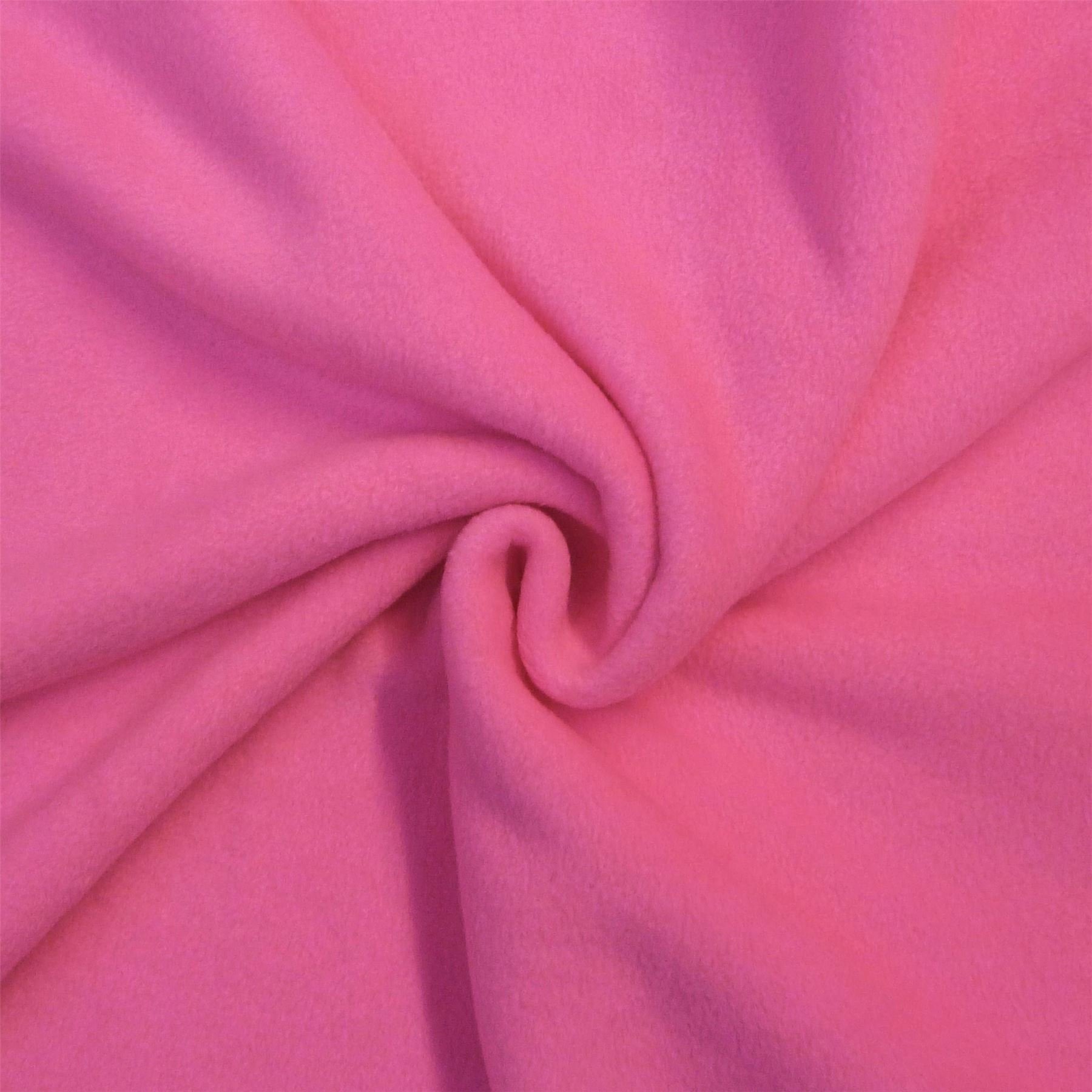 Soft Pink Anti Pil Polar Fleece Fabric (Per Metre)