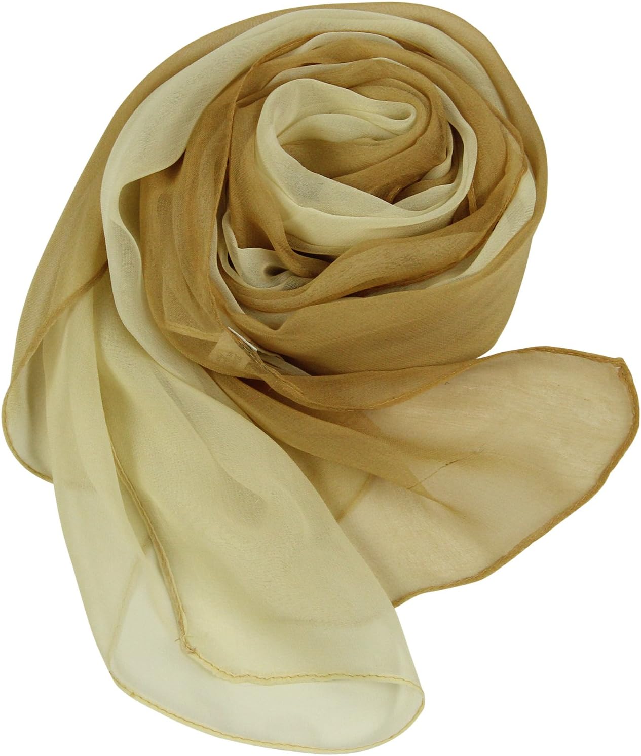 PANTONIGHT Long Chiffon Sheer Scarf Gradient Shaded Colors Lightweight Scarf For Womens - Image 3