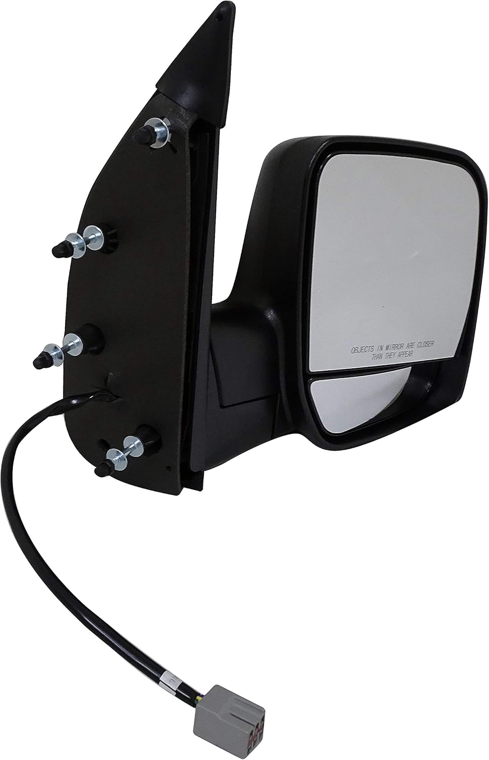 Dorman 955-1332 Passenger Side Power Door Mirror - Folding Compatible with Select Ford Models, Black