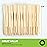 200 Bamboo Appetizer Forks, 3.5 Disposable Bamboo Fork for Charcuterie, Mini Forks for Appetizers, Cocktail Forks for Weddings, Small Appetizer Picks