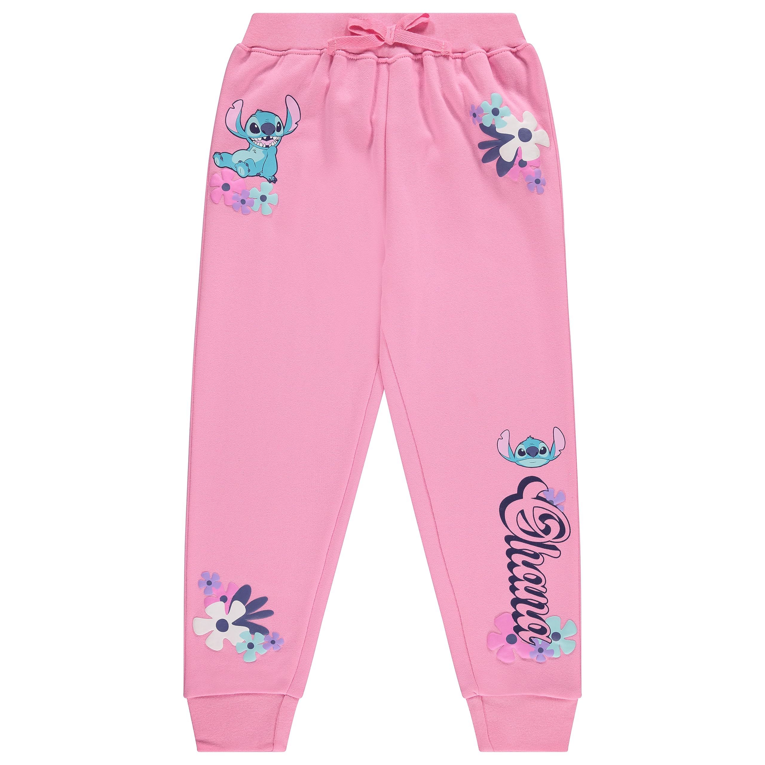 Disney Lilo & Stitch - Conjunto de ropa para niñas, sudadera con capucha y pantalón deportivo, conjunto de 2 piezas, tallas 4-16