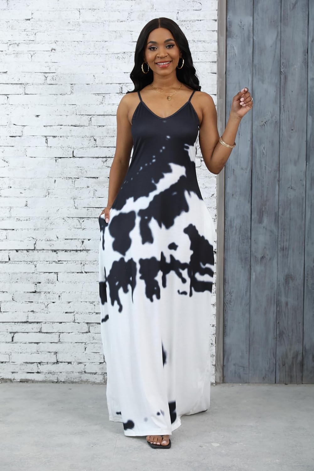 BessCops Summer Maxi Dresses for Women 2026 Plus Size Sundresses Casual Fashion Sleeveless Loose Long Sexy Dress with Pockets - Image 8