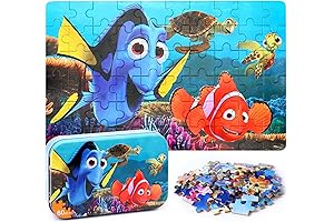 LELEMON Ocean Puzzles for Kids Ages 4-8