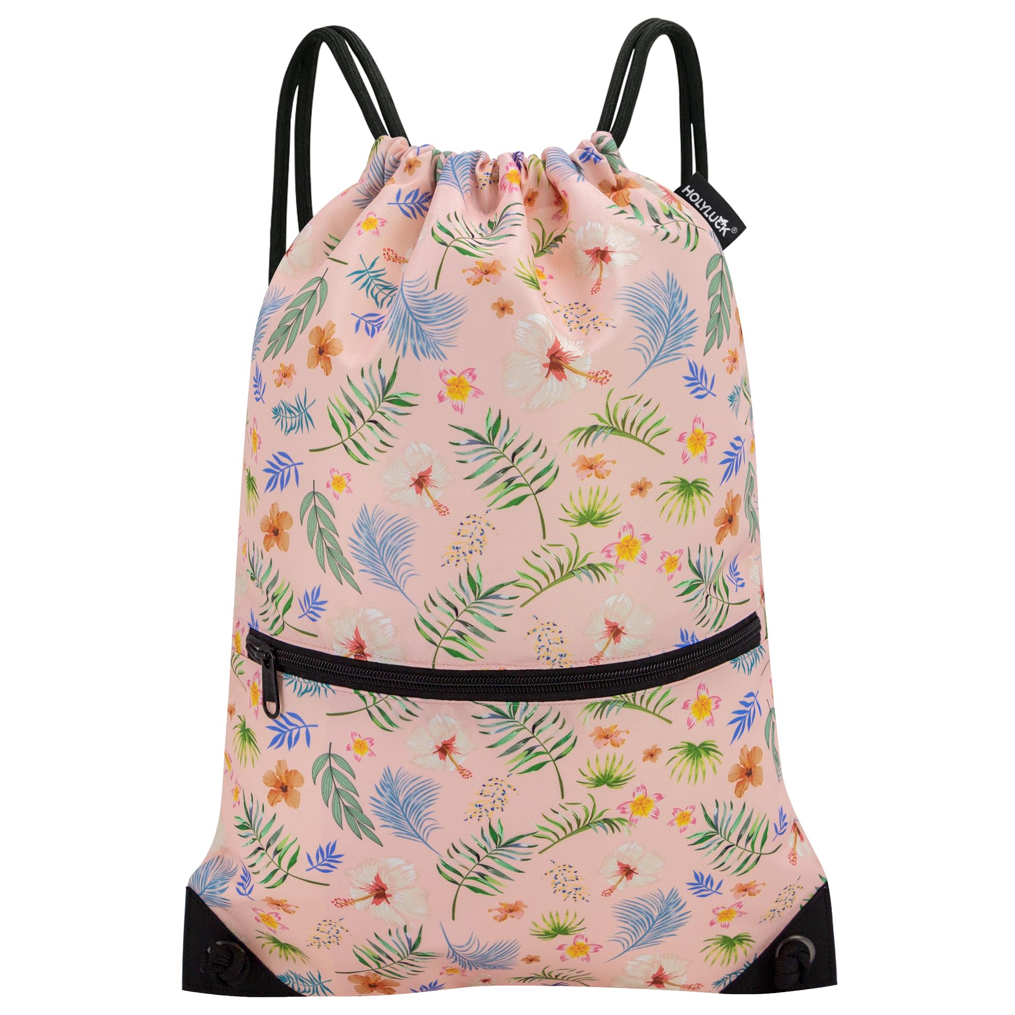 HOLYLUCK Drawstring Backpack Bag Sport Gym Sackpack