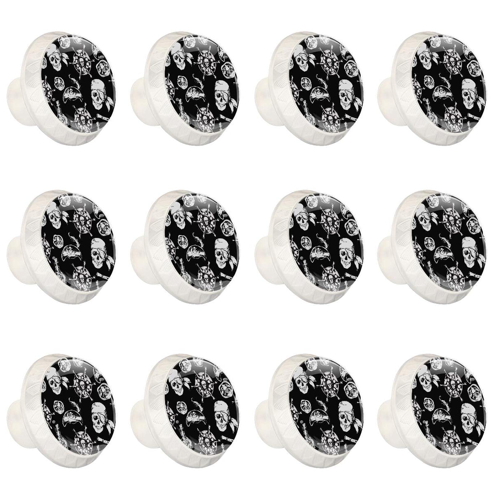 Boutons de meuble tête de mort pour relooker une commode de chambre ou des placards