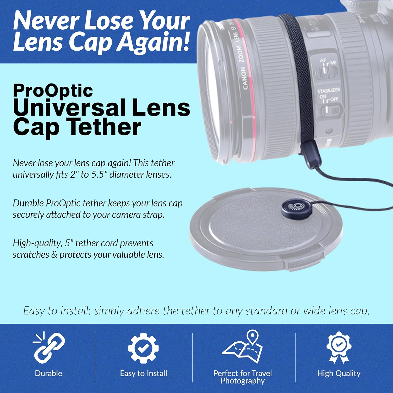 50-400mm f/4.5-6.3 Di III VC VXD Lens for Sony E Bundle with 67mm Filter Kit, Lens Case, Lens Cleaner, Cleaning Kit, Universal Lens Cap Tether