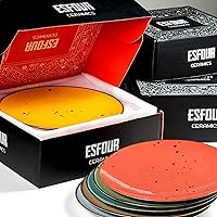 Vista 7 de juego de platos para cena de 11 pulgadas, 6 unidades - Aptos para microondas, horno y lavavajillas, resistentes a las rayaduras, platos de porcelana