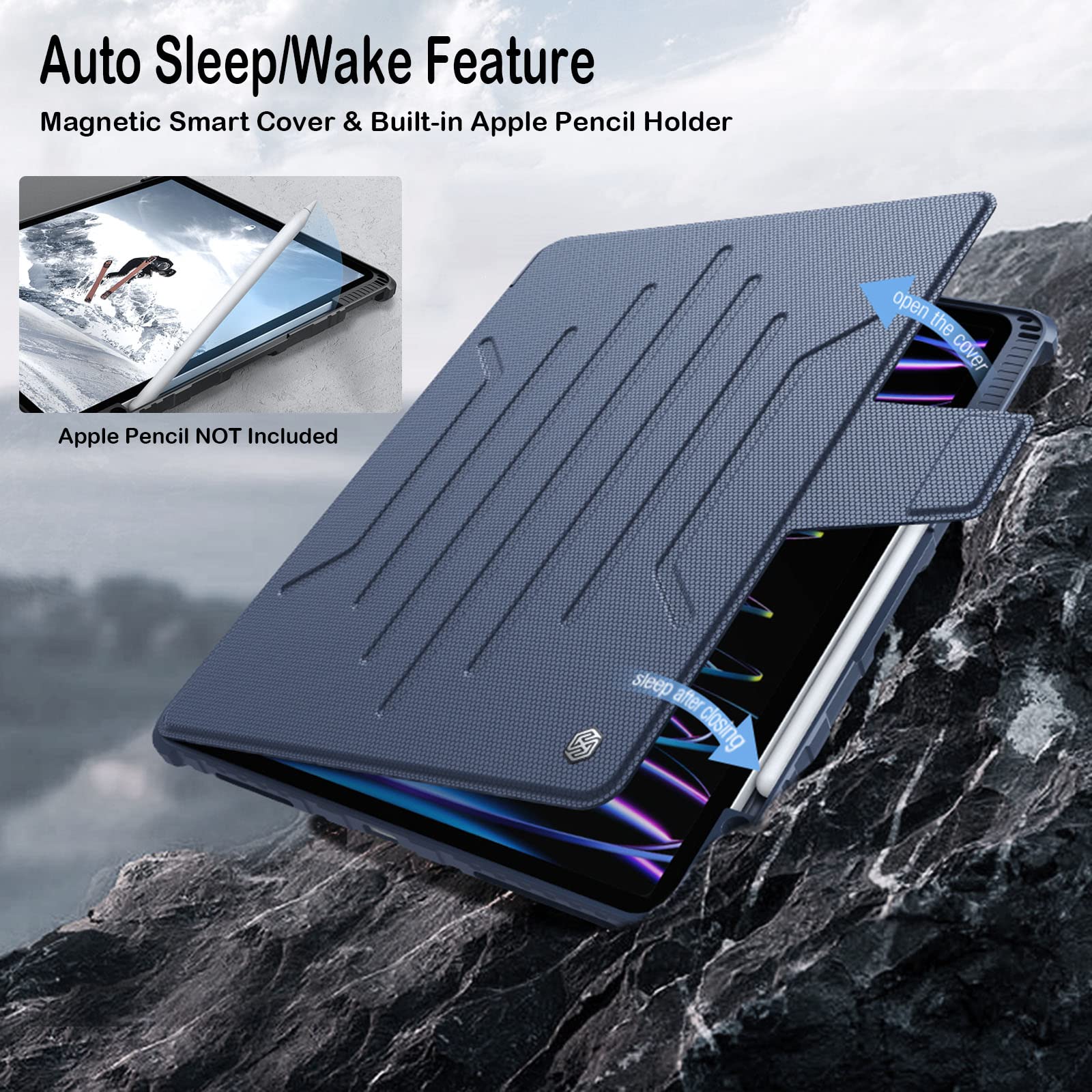 Case for iPad Pro 11 Inch 2022/2021/2020(4th/3rd/2nd Gen) with