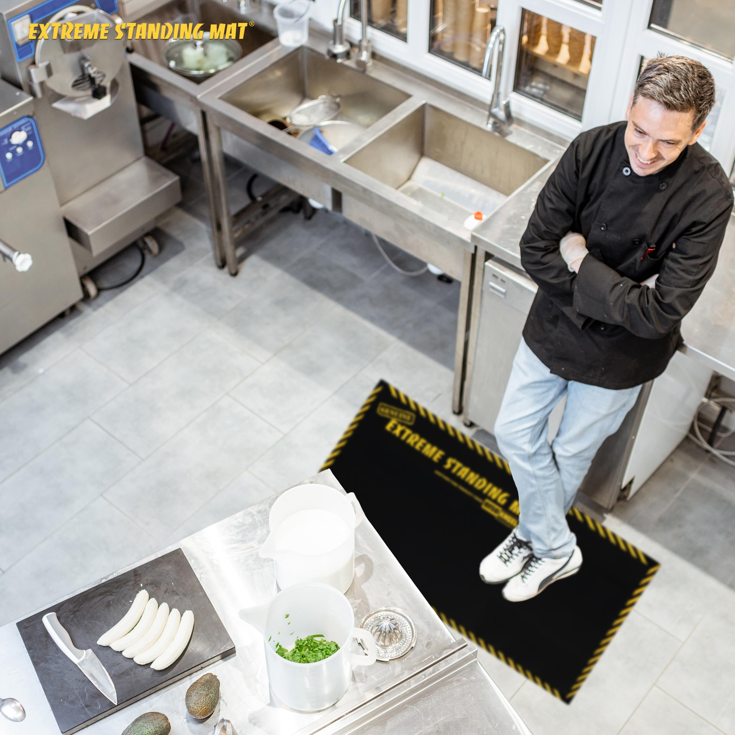 Standing Mat Industrial Anti-Fatigue for Work, 18" x 36" x 1" — Amazon image 7
