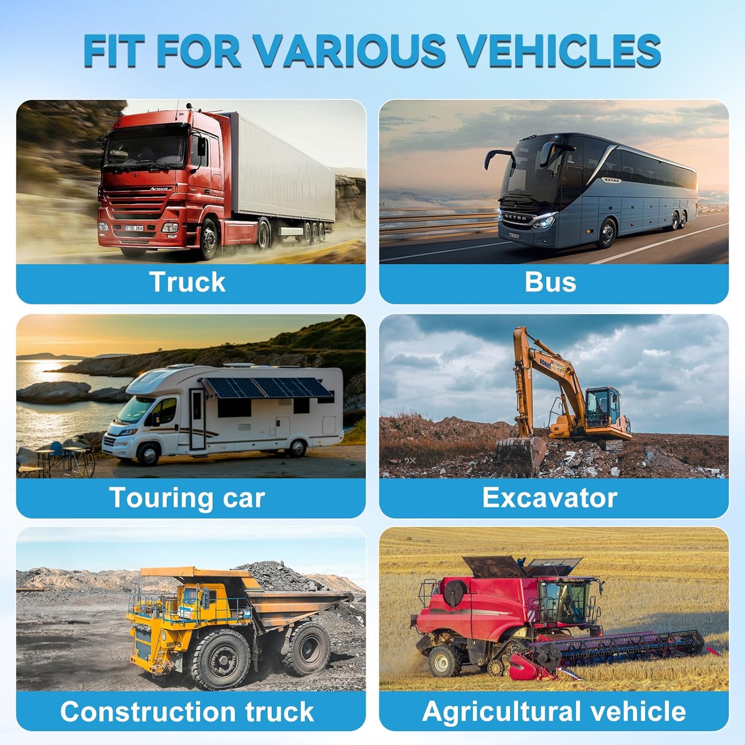 Treeligo 12V Truck Air Conditioner, Mini Split AC Unit, 7000 BTU Fast Cooling DC Air Conditioner for Semi Truck, Camper, Construction Vehicles, Cranes, Tractor, Excavator, Van, Trailer, Pickup，RV