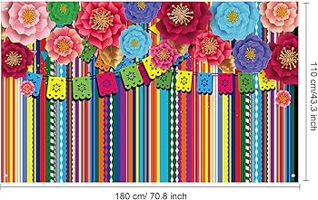 Mexican Fiesta Backdrop 10x8ft Cinco De Mayo Summer Luau Photo Background For Photography Theme Party Decorations Portrait Photoshoot Studio Photo Booth Props - View #8