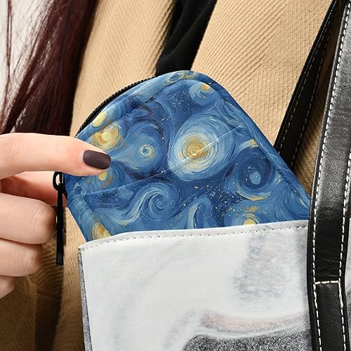 Miniatura 5 de Sletend Organizador de píldoras de viaje Van Gogh pintura al óleo planificador de vitaminas caja de medicamentos grandes compartimentos organizador