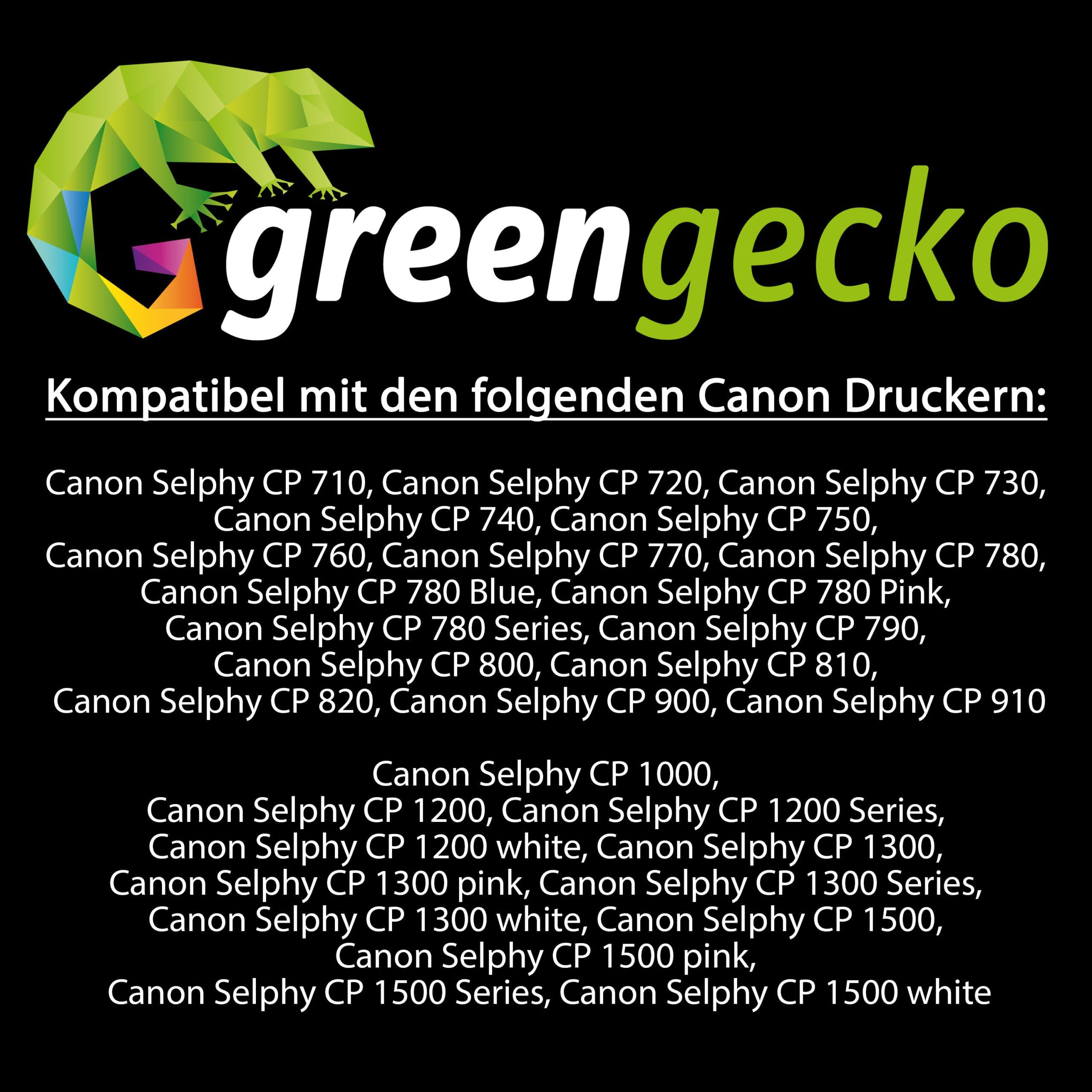 5er Set Fotopapier und Kartusche ersetzt Canon KP-108IN 3115B001 für Canon Selphy CP 1000 1200 1300 1500 CP730 CP720 CP760 CP780 CP800 CP910 Photo Printer (5 x 108 Blatt Fotopapier, 100 x 148mm)