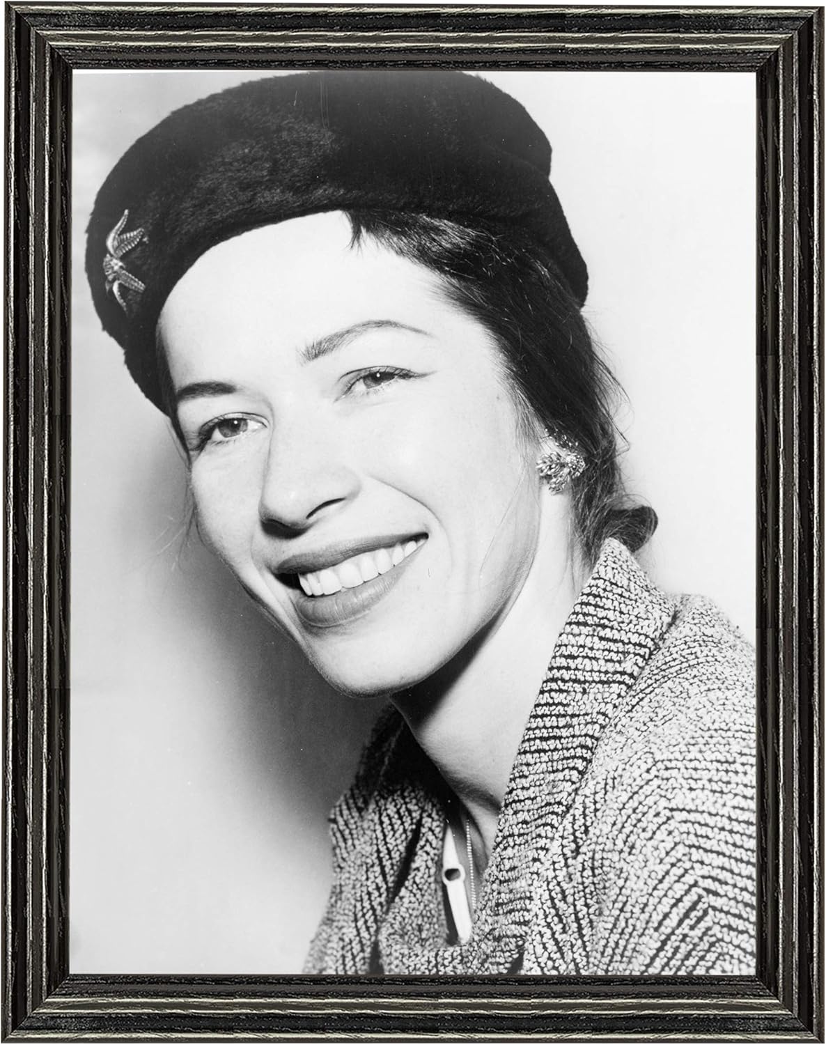 Marjorie Tallchief Photograph in a Black Frame - Historical Artwork from 1956 - (5" x 7") - Semi-Gloss