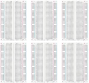 SUNFOUNDER 5PCS Breadboards Kit Includono 3PC 830 Punti 2PCS 400 Punti - Foto 9