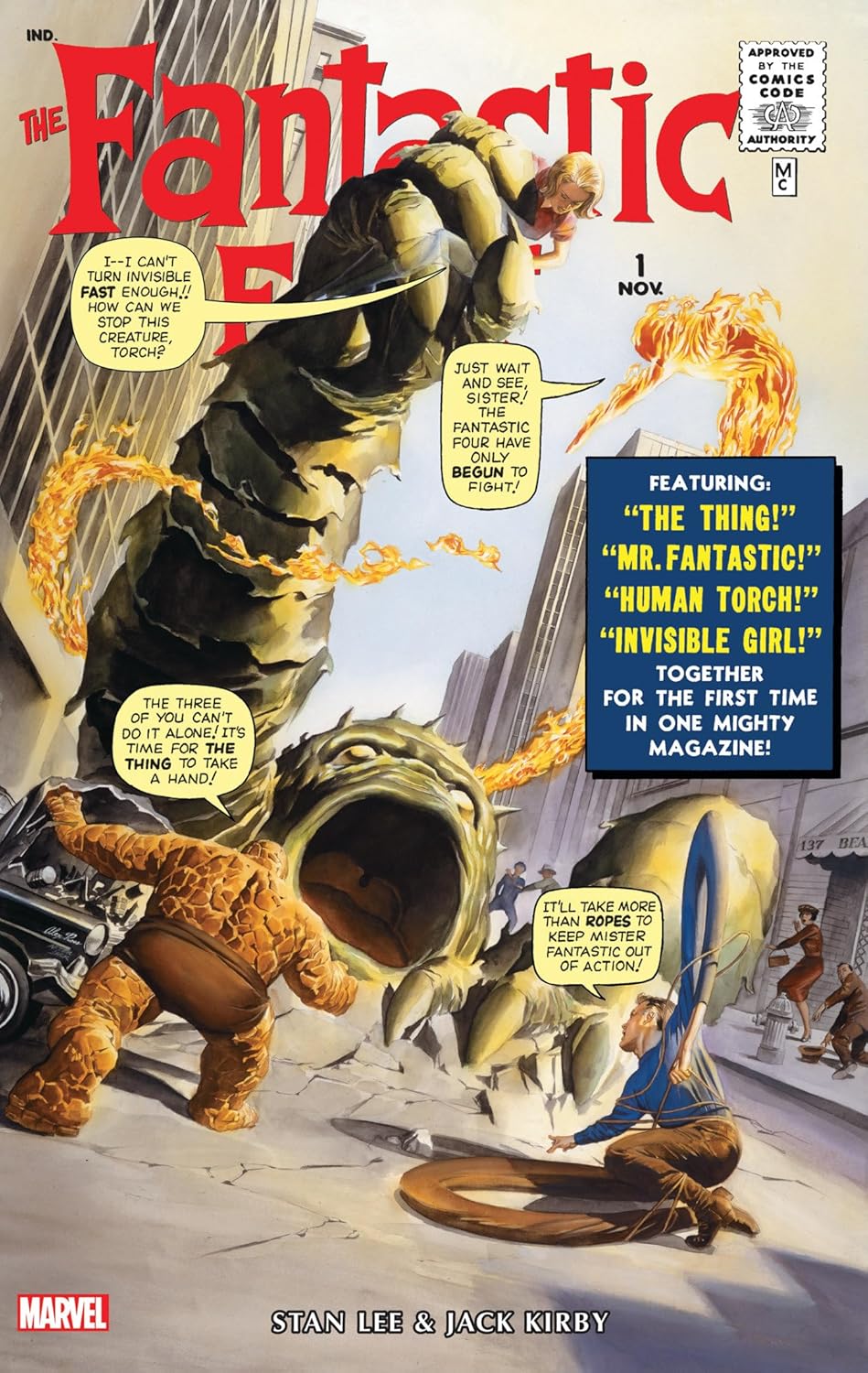 The Fantastic Four Omnibus Vol. 1 Alex Ross Cover [New Printing 3]      Hardcover – July 1, 2025