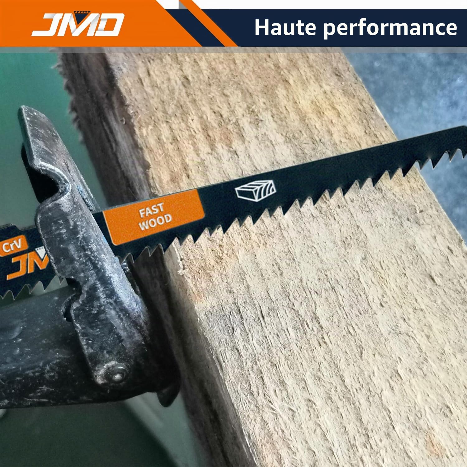 JMD 10 Pièces S644D Lames de Scie Sabre pour Le Bois HCS 152mm 6TPI Lames de Scie Alternative