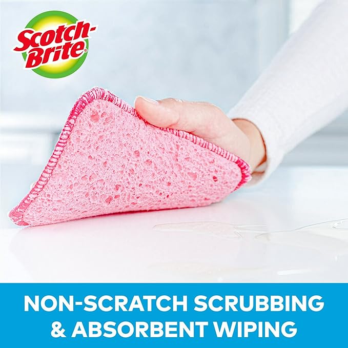 Each set of Scotch-Brite Dobie Scrub & Wipe Cloths comes with 2 cleaning cloths, providing you with a convenient and durable solution for your cleaning needs. These cloths are reusable and machine washable, making them a more sustainable option compared to disposable wipes and paper towels. The Scotch-Brite brand is well-known for its quality products that make cleaning easier and more effective, and the Dobie Scrub and Wipe Cloths are no exception.