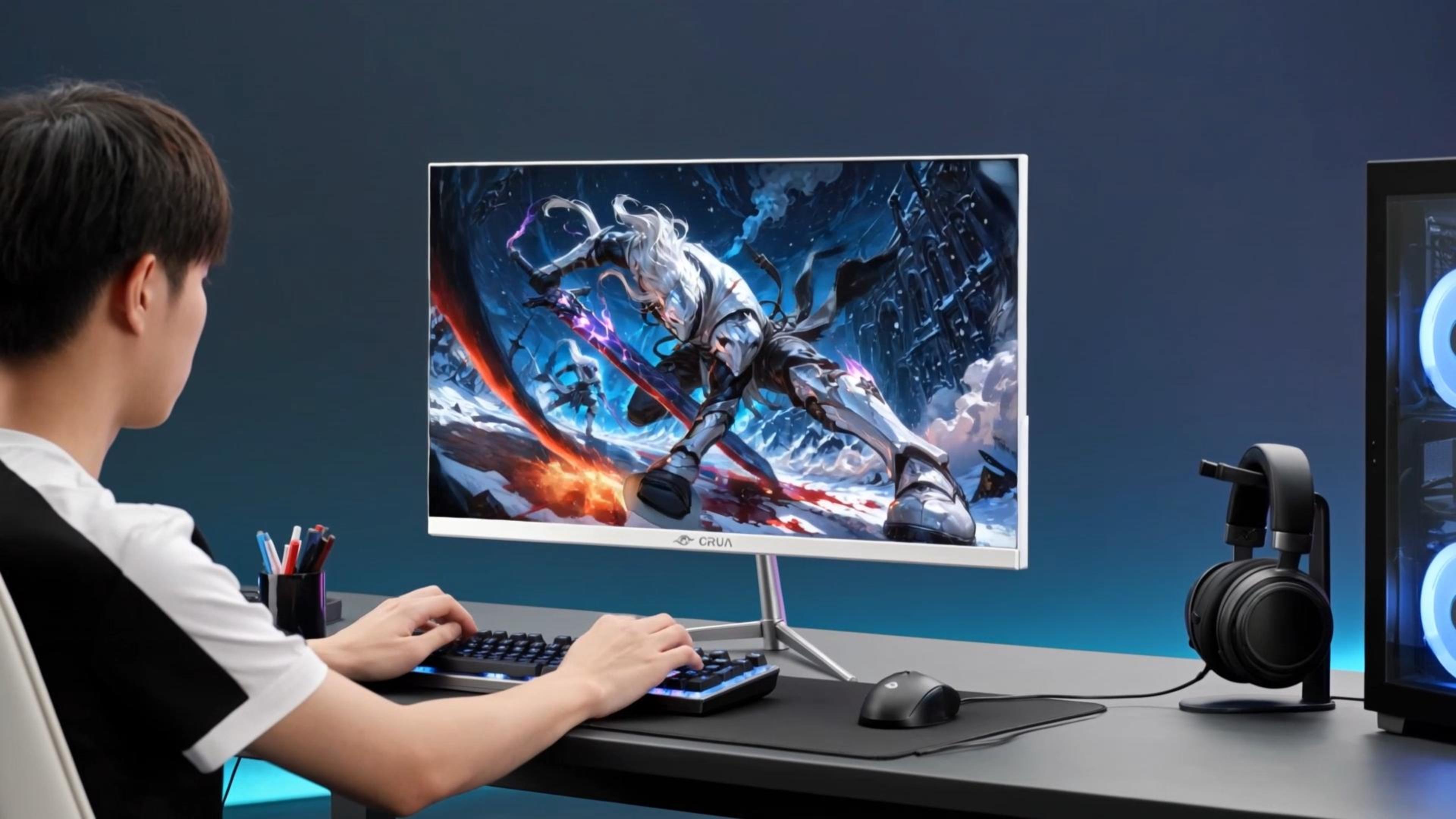 Amazon.co.jp: CRUA ゲーミングモニター 24.5インチ PC モニター 200Hz