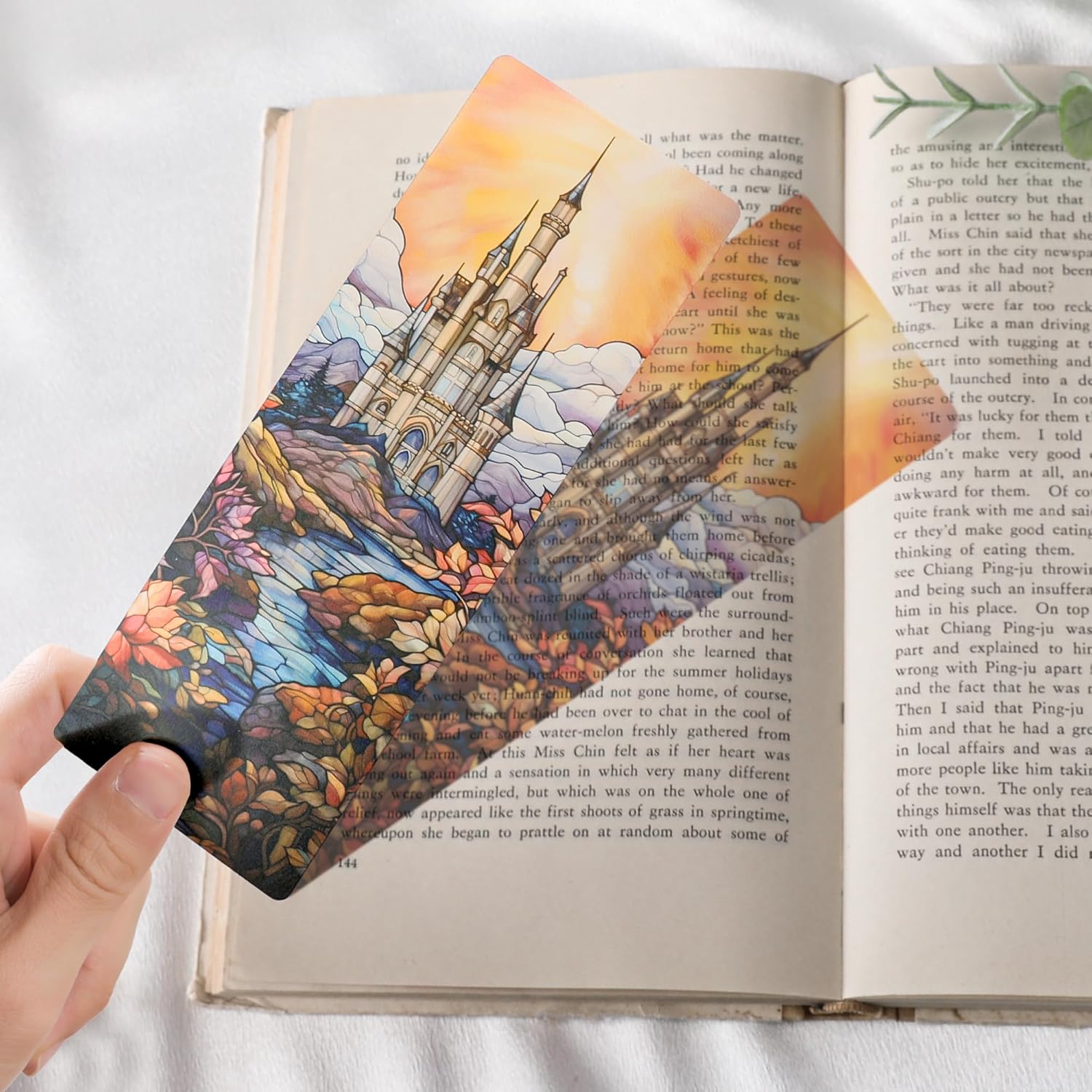 Fantasy Acotar Bookmark Gifts - 10 Pcs Personalized Stained Glass Bookmarks for Women Book Lovers Dark Romance Vintage Page Marks Reading Accessories Bookish Gift for Birthday Back to School - Image 3