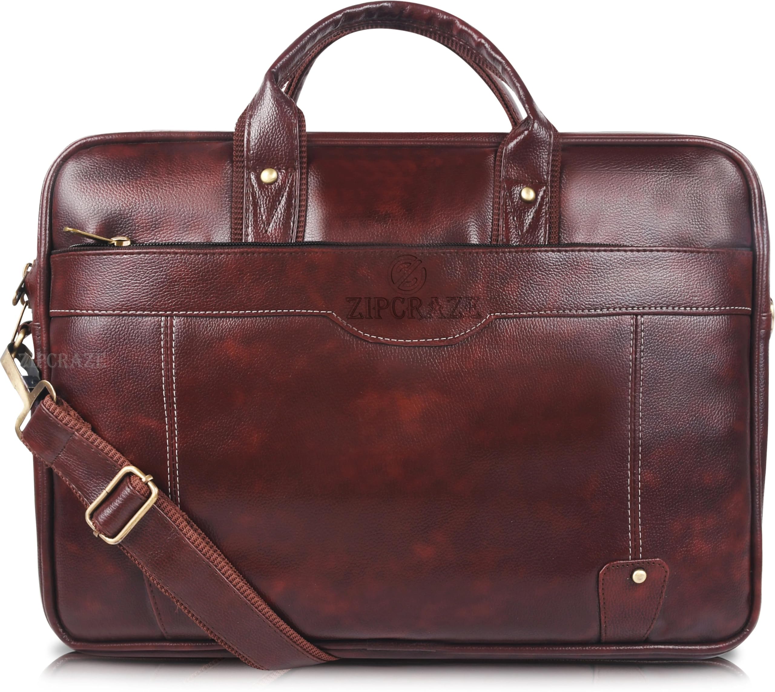Formal Business Briefcase Bag Crossbody Messenger College Bags for Men Women | Handbags with Shoulder Straps | Office Laptop Bag for Men | 15.6/14.5 Inch Laptop Compartment | Work Briefcase-image-31