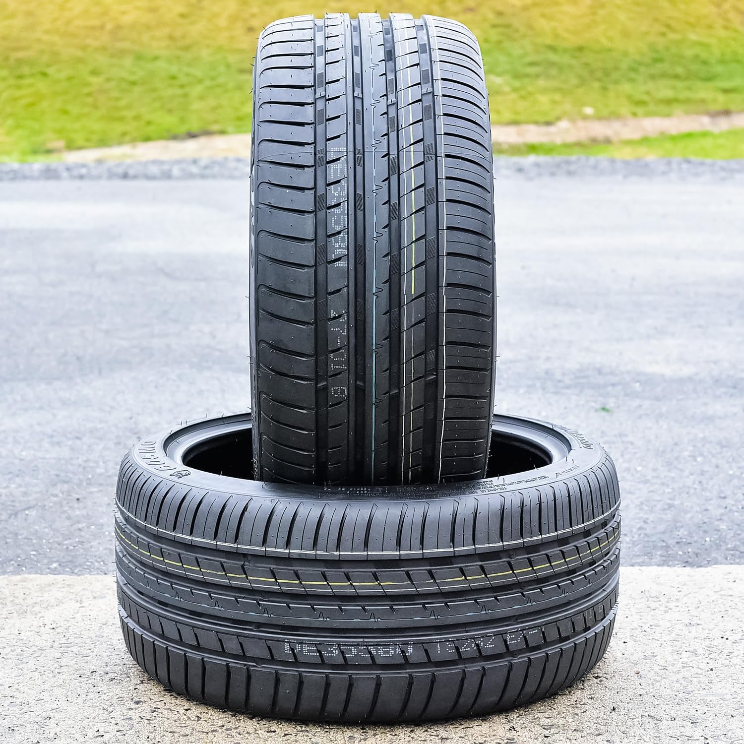Set of 2 (TWO) Cosmo Tires MuchoMacho All-Season Passenger Car High Performance Radial Tires-255/35R18 255/35ZR18 255/35/18 255/35-18 94Y Load Range XL 4-Ply BSW Black Side Wall UTQG 300AAA