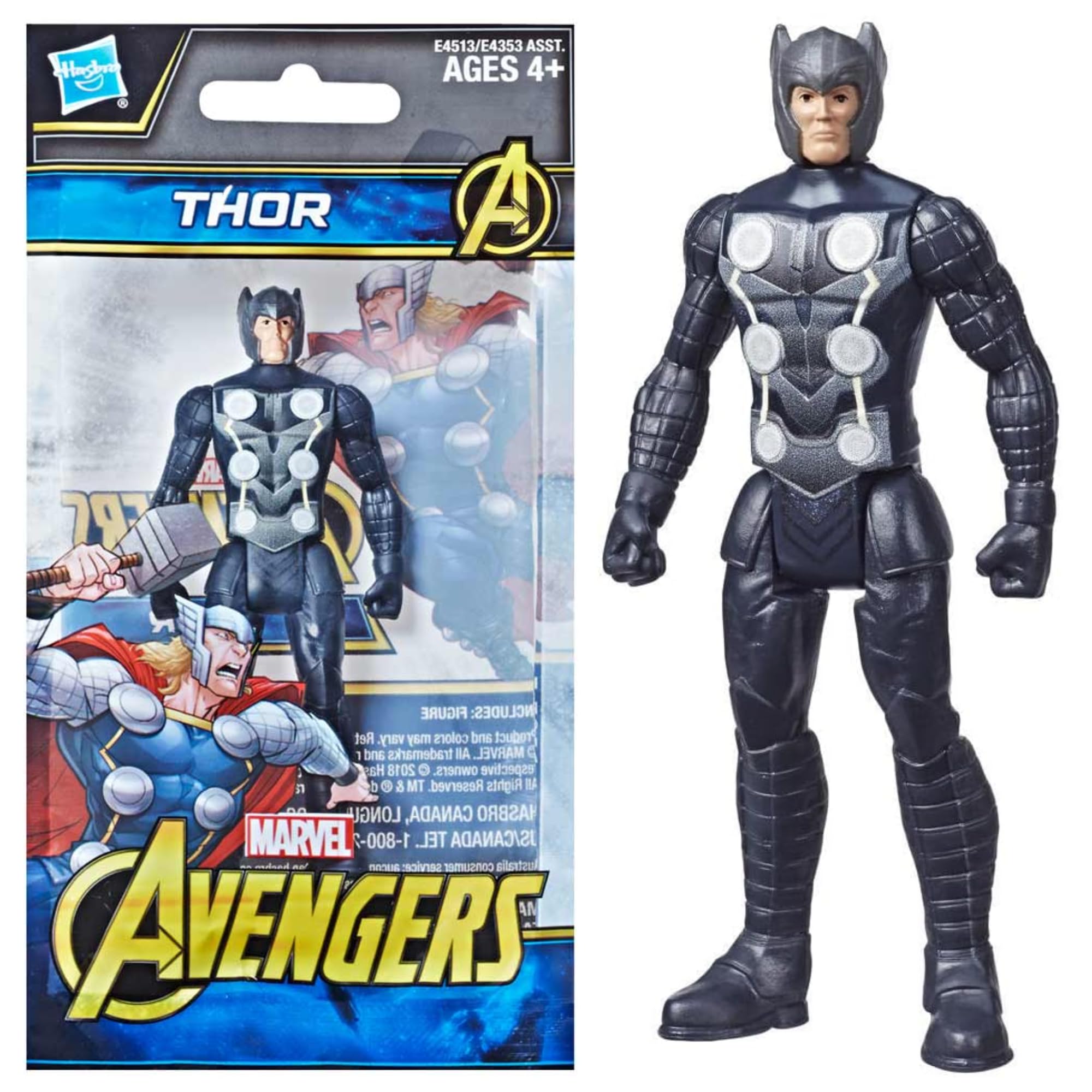 Toptoys2u Bargain Bundles Marvel-Avengers Miniature Articulated 9.5cm Toy Action Figures Bundle - Pack of 2 - Hulk & Thor - Image 3