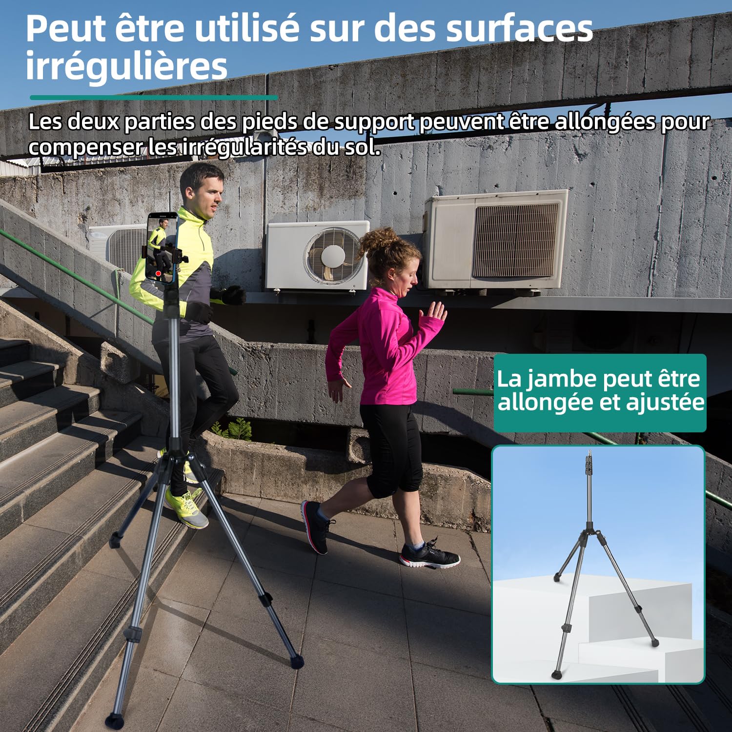 S202 200cm Trépied de Lampe en Aluminium, Trépied Pliable et Portable, Support de Lampe de Studio Portable Réversible Vis 1/4" pour Studio, Lampes d'éclairage, Photographie Extérieure, Flash