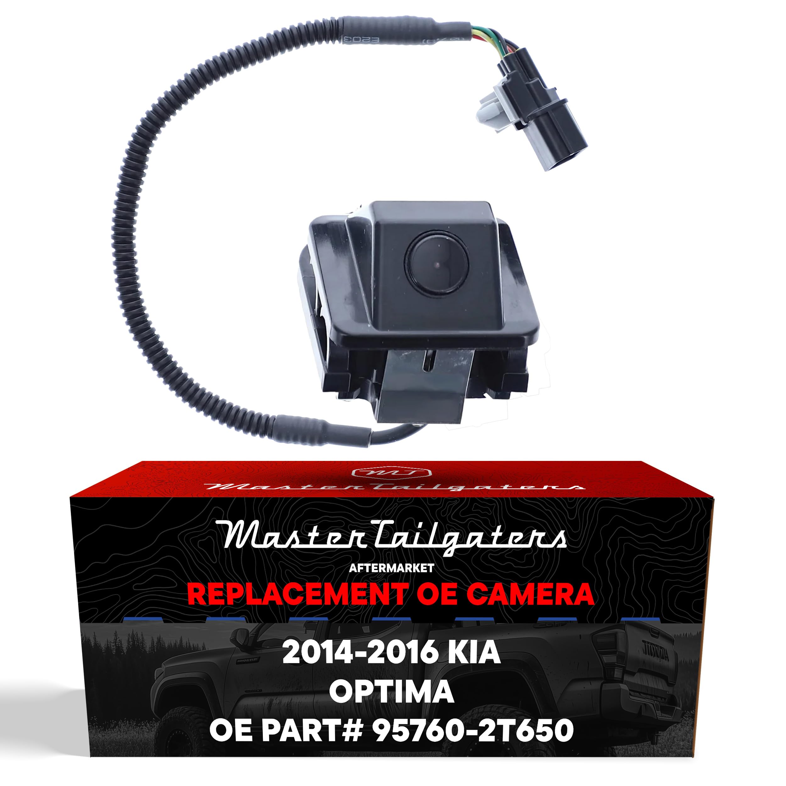 Master Tailgaters Replacement for Kia Optima (2014-2015) Hybrid (2014-2016) Backup Camera OE Part # 95760-2T650