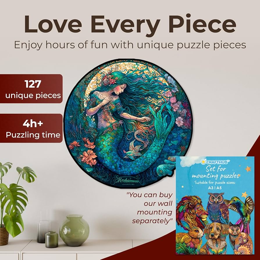 Amazon.com: Crafthub Mystical Creatures Wooden Puzzles for