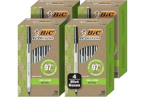 Ecolutions Round Stic Ballpoint Pens, Medium Point