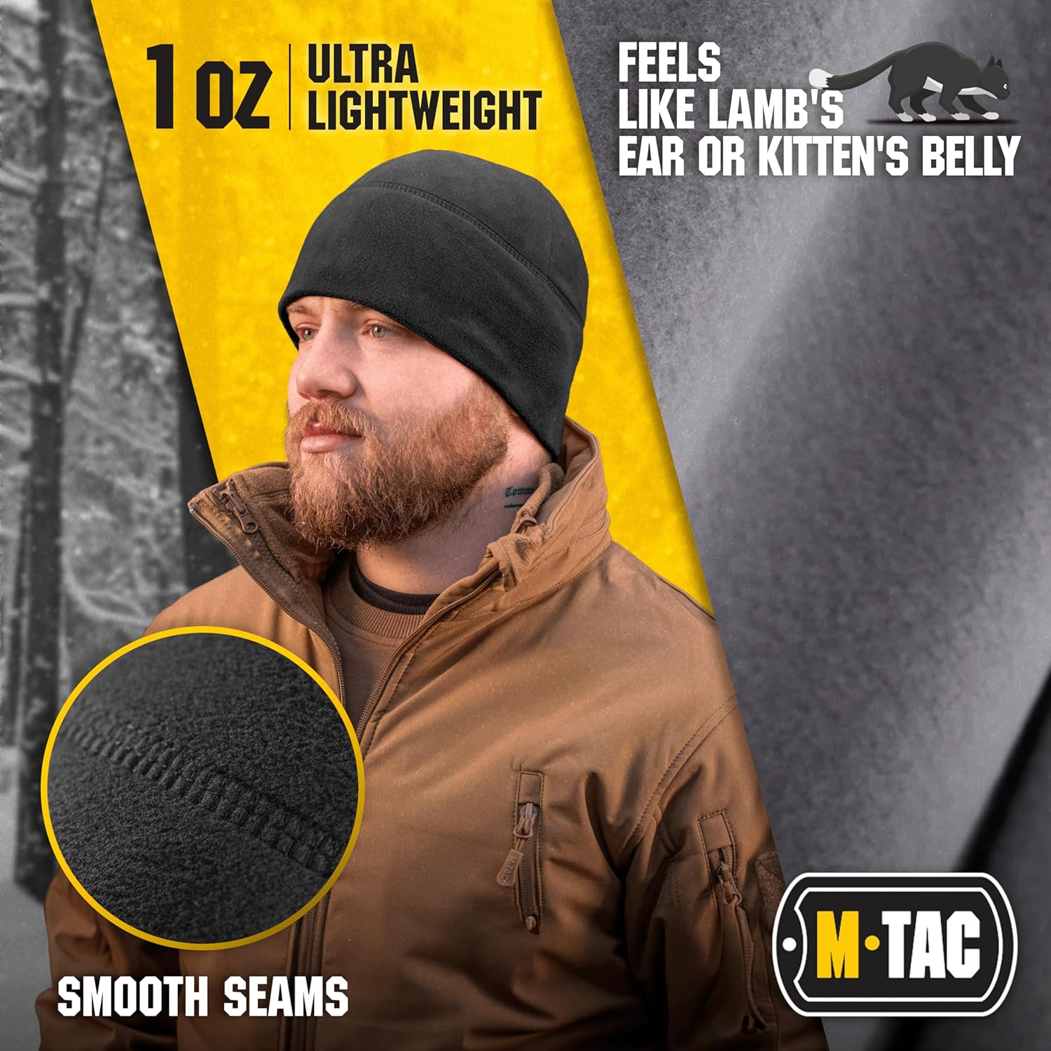 M-Tac Polartec Micro Series Fleece - Tactical Beanie Hat Watch Cap Skull Cap - Image 5