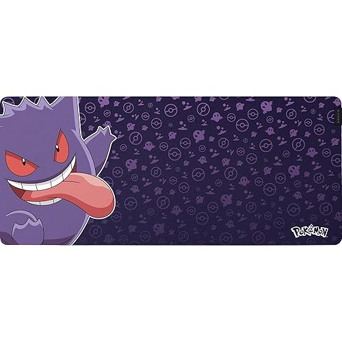 Razer Gigantus V2 XXL Gaming Mouse Pad: Textured Micro-Weave Cloth Surface - Thick, High-Density Rubber Foam - Anti-Slip Base - Pokemon Gengar Edition - Gengar Pokémon Edition - 37L x 16.2W inches