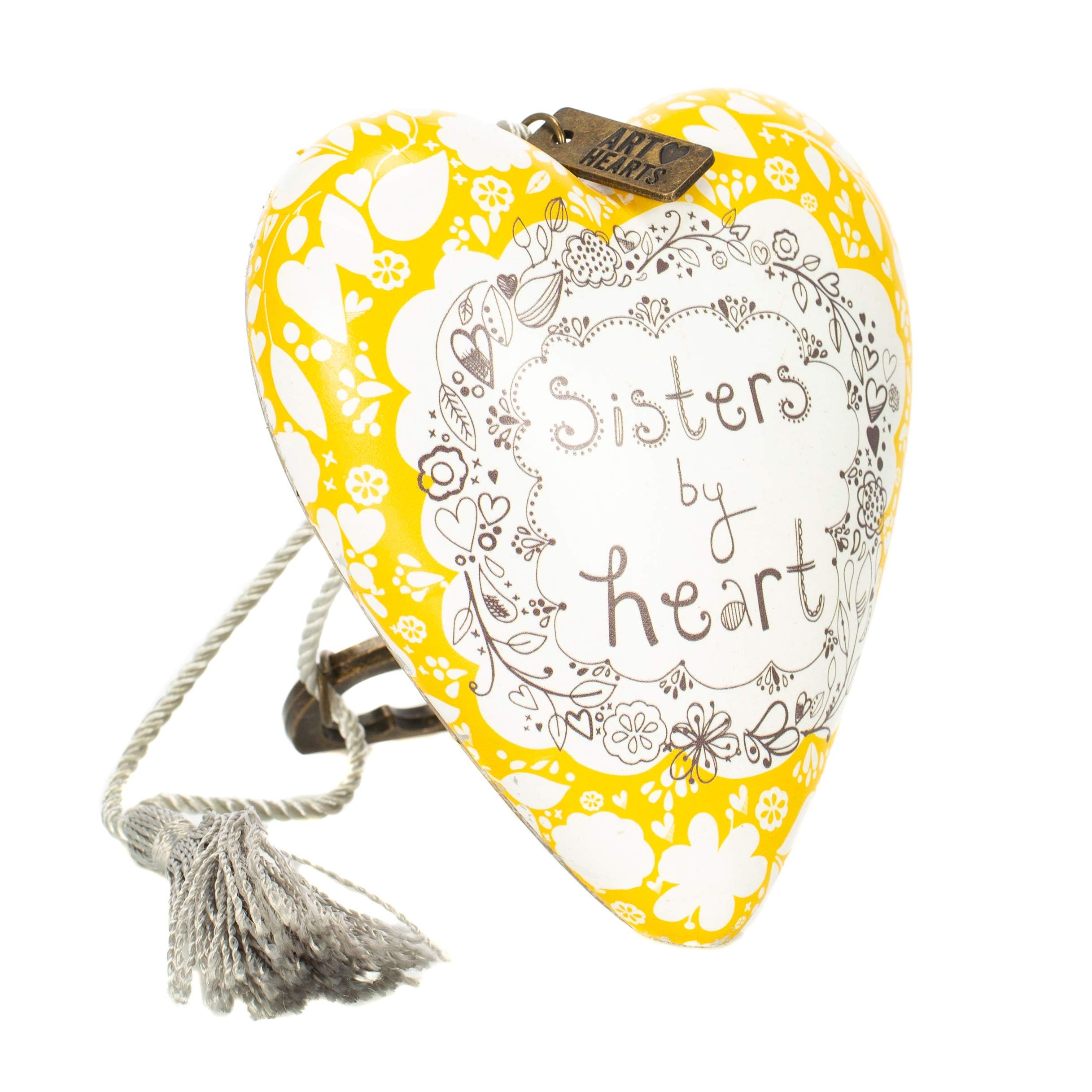 Art Hearts by Demdaco "Sisters By Heart" Art Heart