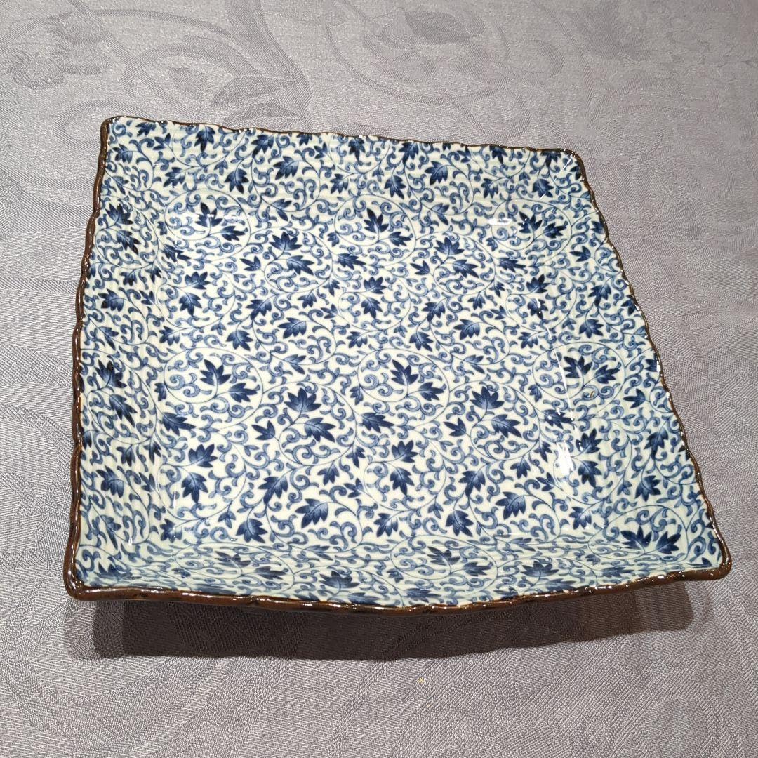Amazon.com: ノーブランド品 Arita Ware Square Plate (9.1 x 9.1 