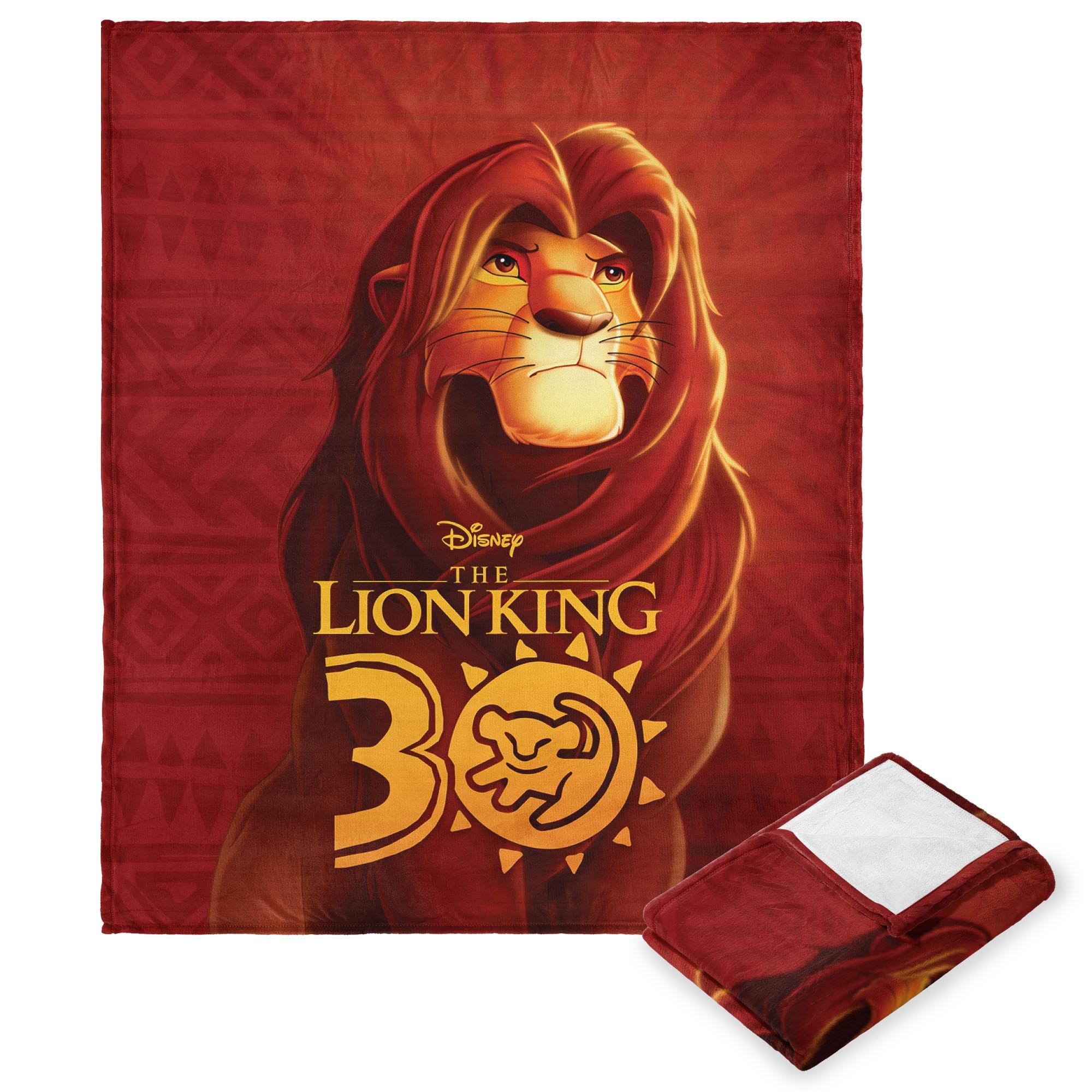 Northwest The King Lion King Silk Touch Throw Blanket, 50" X 60",