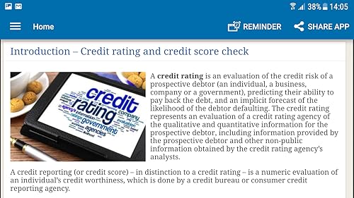 credit rating and credit score check