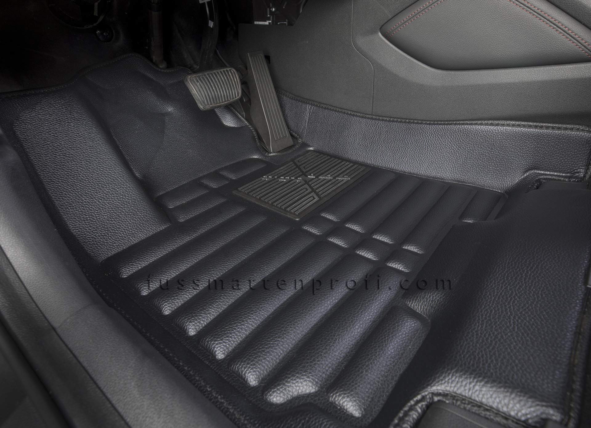 fussmatten profi Alfombrillas para Nissan Qashqai (2ª generación) J11 2014-2021 piel sintética TPE para todo tipo de climas, alfombrillas antideslizantes, alfombrillas de goma para todo tipo de climas