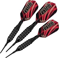 Viper Super Bee 16g Soft Tip Darts - Knurled Grip Barrels, Secure Aluminum Shafts, Holographic Flights for Electronic Boards
