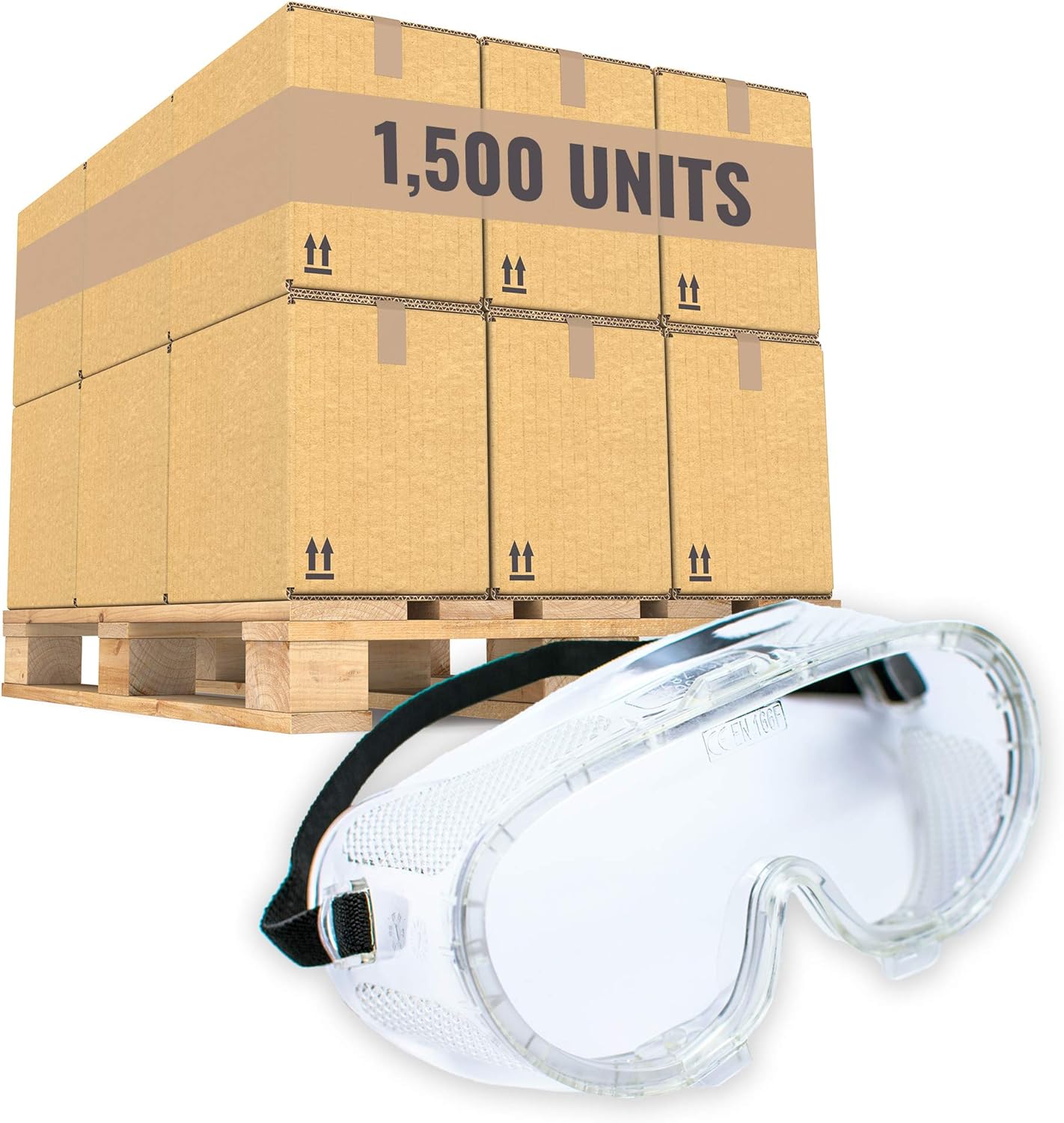 10 Pack of Safety Goggles (10 Pack Protective Goggles) Crystal Clear Eye Protection - Perfect for Nurses, Construction, Shooting, Lab Work, and More! - - 