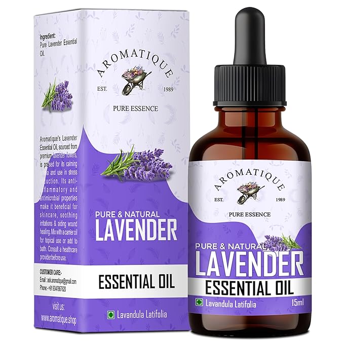 Aromatique Hair Oils (Lavender Essential Oil, 15 ML)