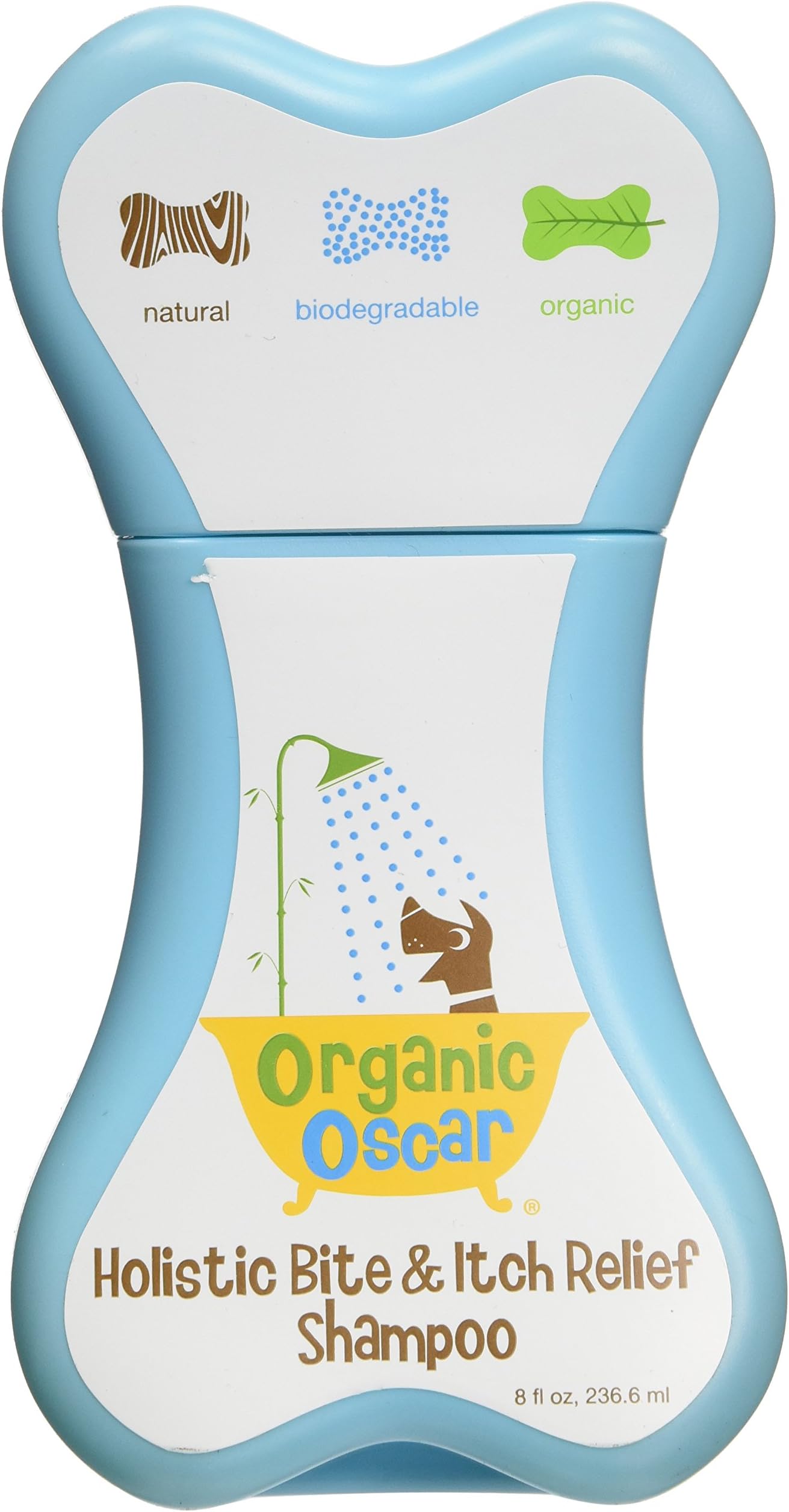 Organic Oscar Holistic Bites and Itch Relief Shampoo,8-Ounce
