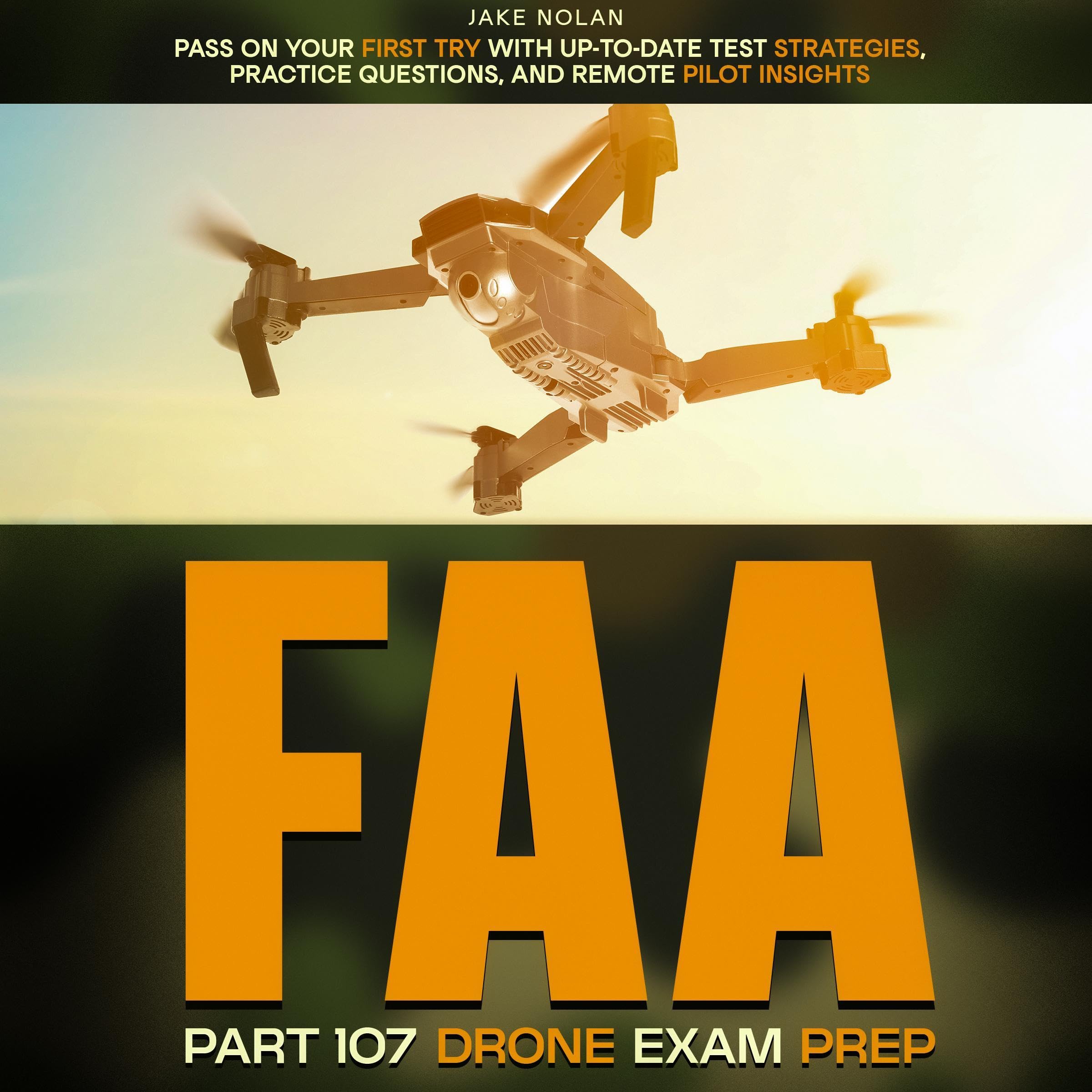Cover art for FAA Part 107 Drone Exam Prep