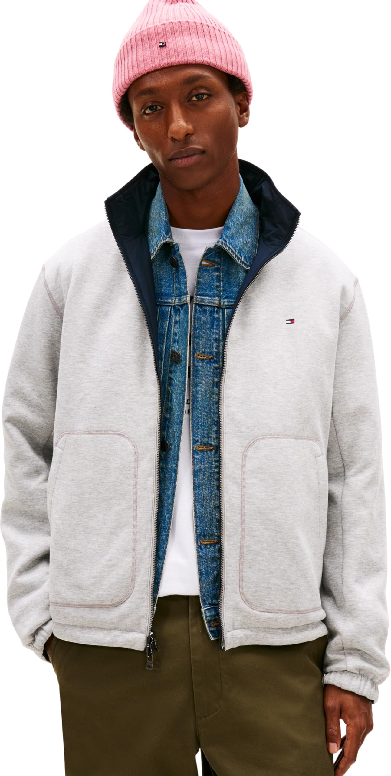 Tommy Hilfiger Lw Reversible Jacket Mw0mw41862 Otras chaquetas Hombre (Pack de 1)