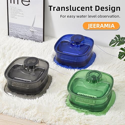 Miniatura 6 de Fuente de agua para perros, dispensador de agua ultra silencioso para mascotas de 135 oz4 litros con bomba inteligente y 3 filtros de repuesto,